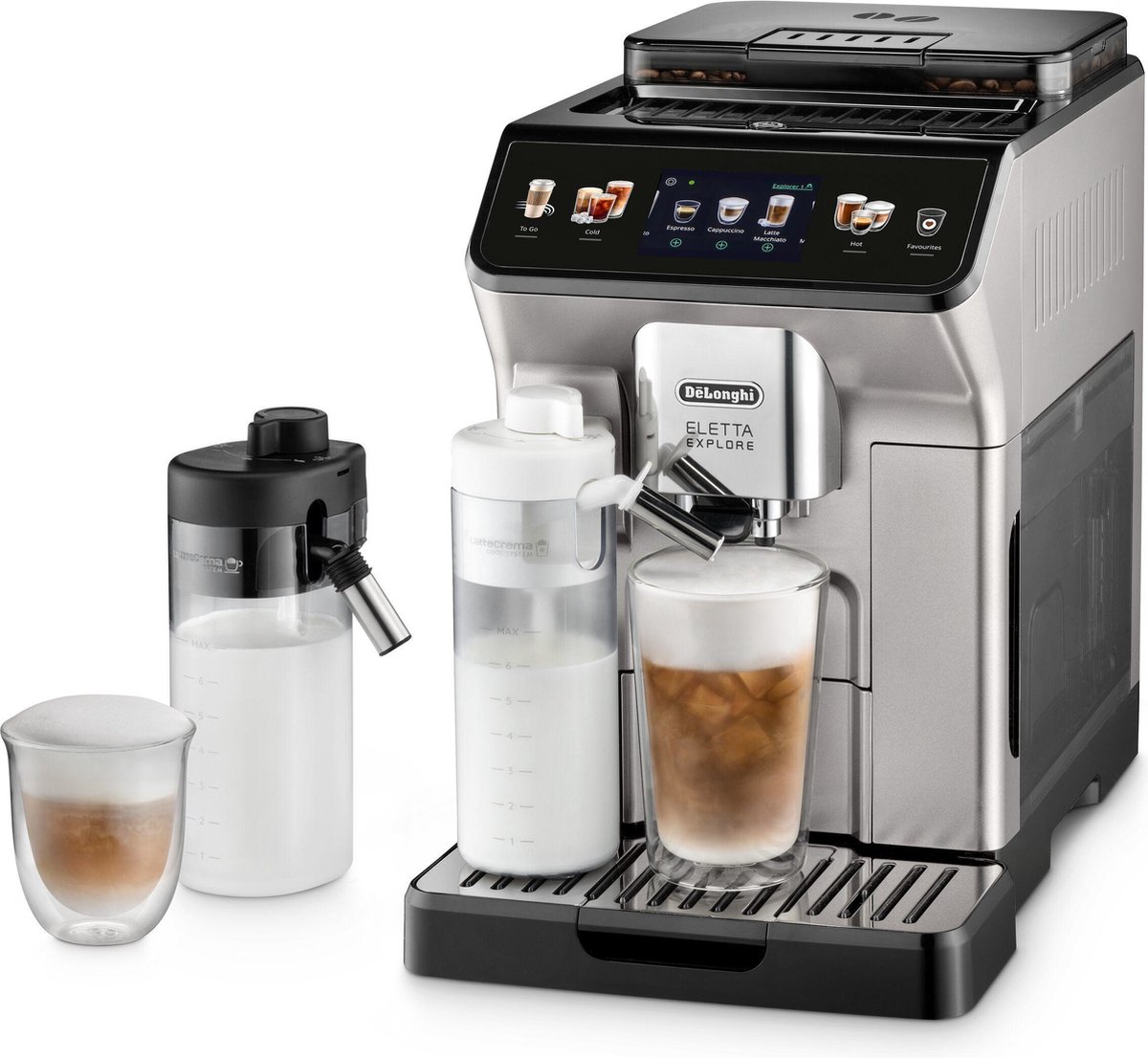 De´Longhi Eletta Explore Volautomatische Espressomachine met 1.8L capaciteit