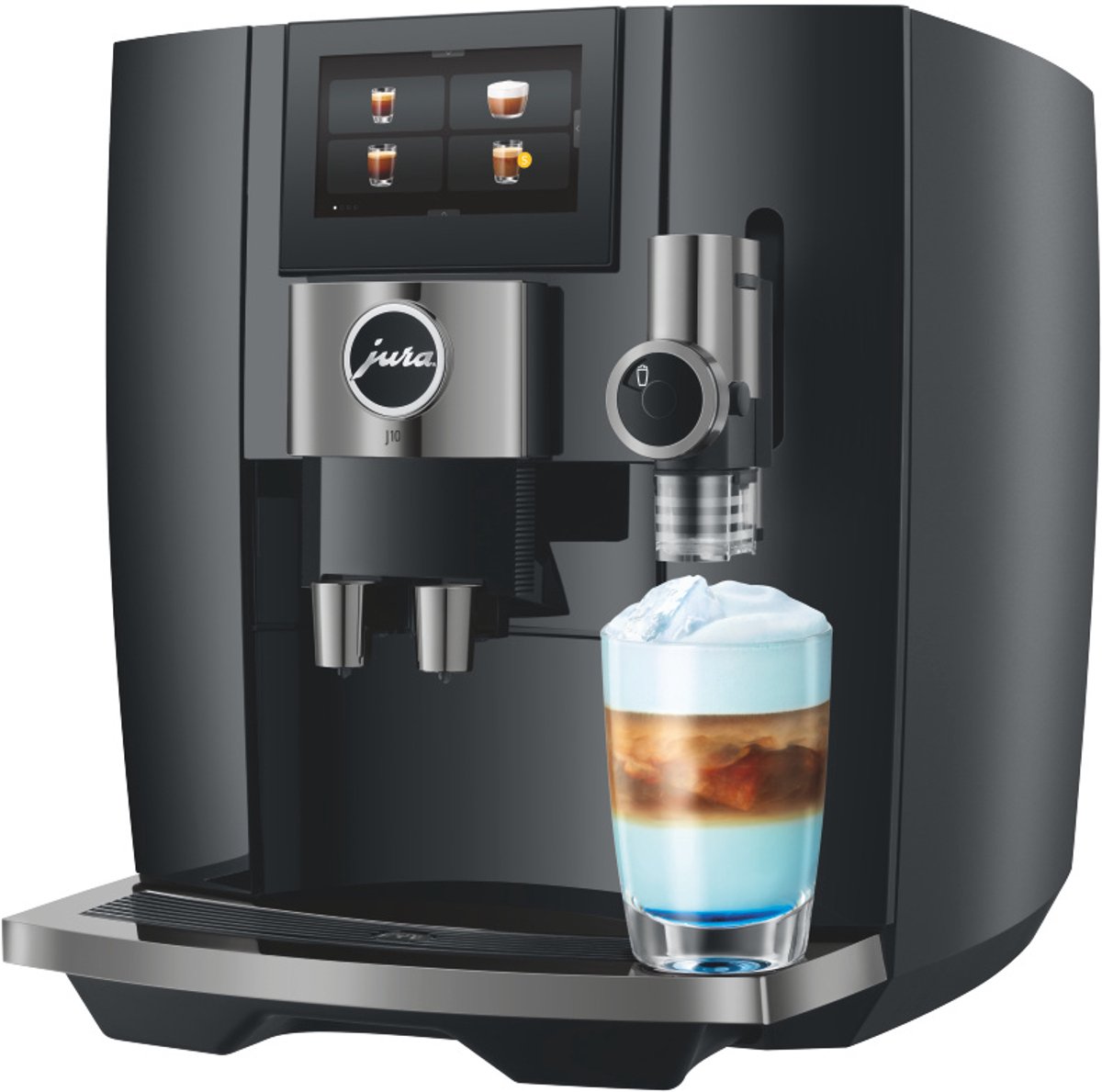 Jura J10 Piano Black Volautomatische Espressomachine