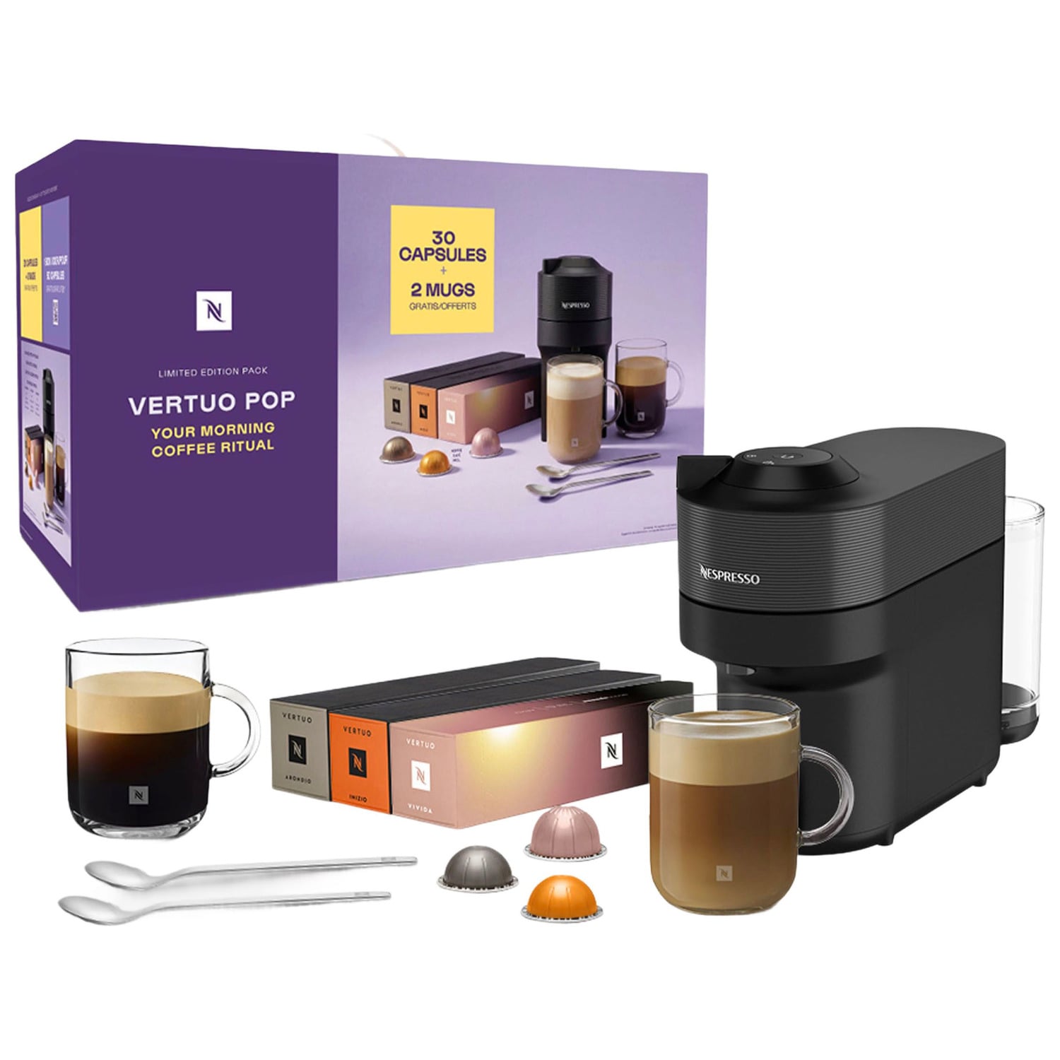 De'Longhi Nespresso Vertuo Lattissima ENV300.B Zwart