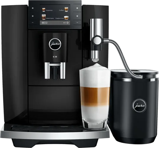 JURA E8 Midnight Silver Volautomatische Espressomachine