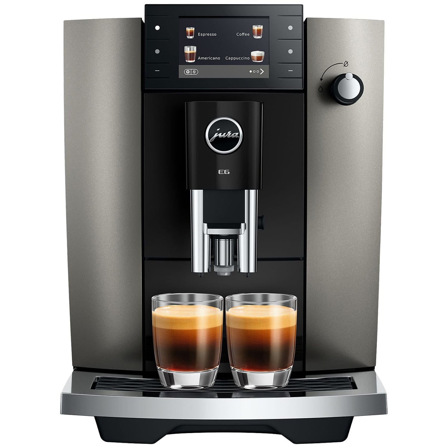Jura E6 DARK INOX (ED) volautomatische espressomachine
