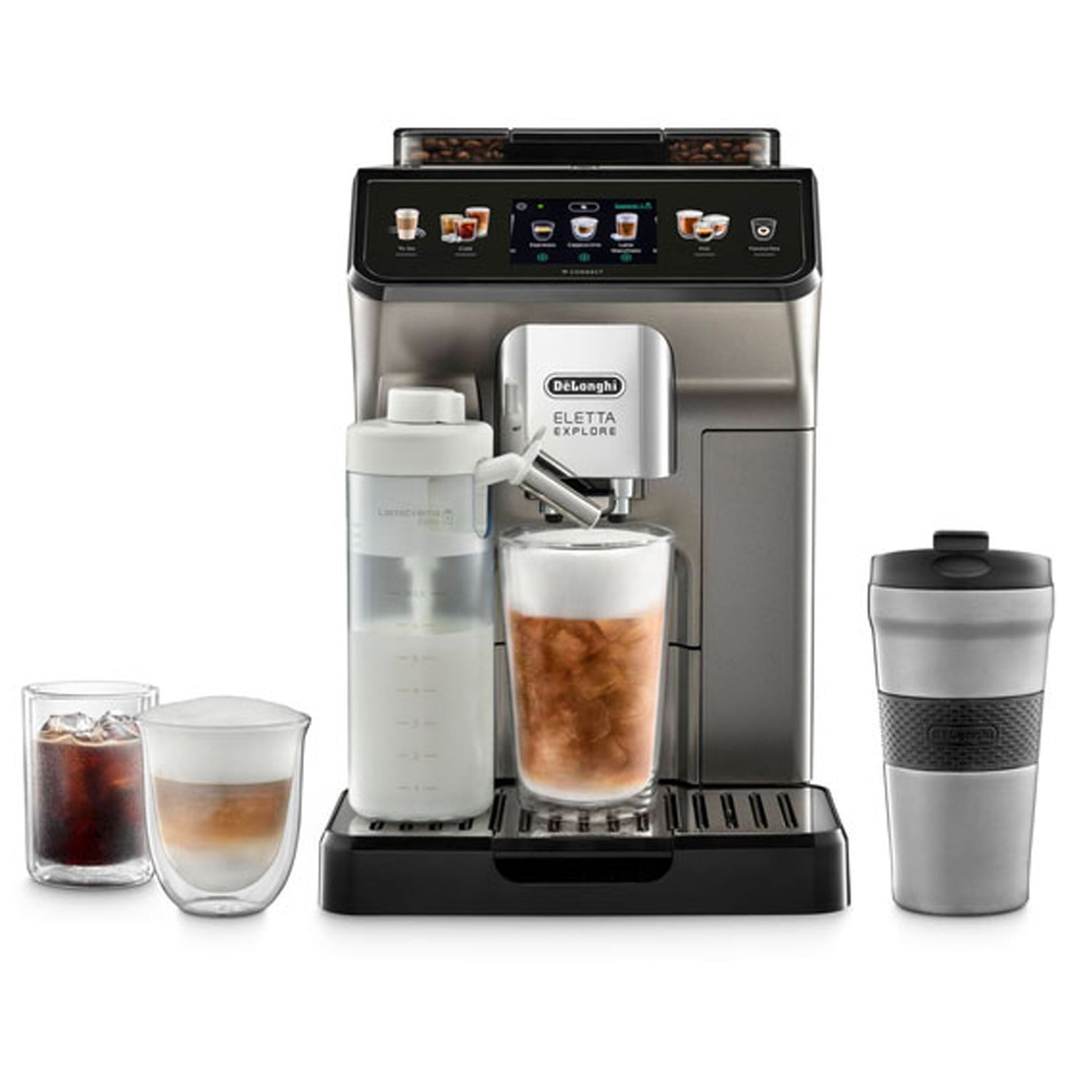 De'Longhi Rivelia Volautomatische Espressomachine Beige