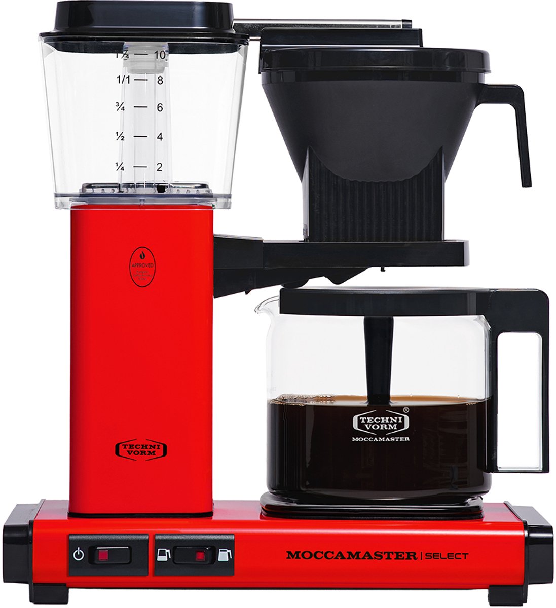 Moccamaster KBG Select Filterkoffiezetapparaat Rood